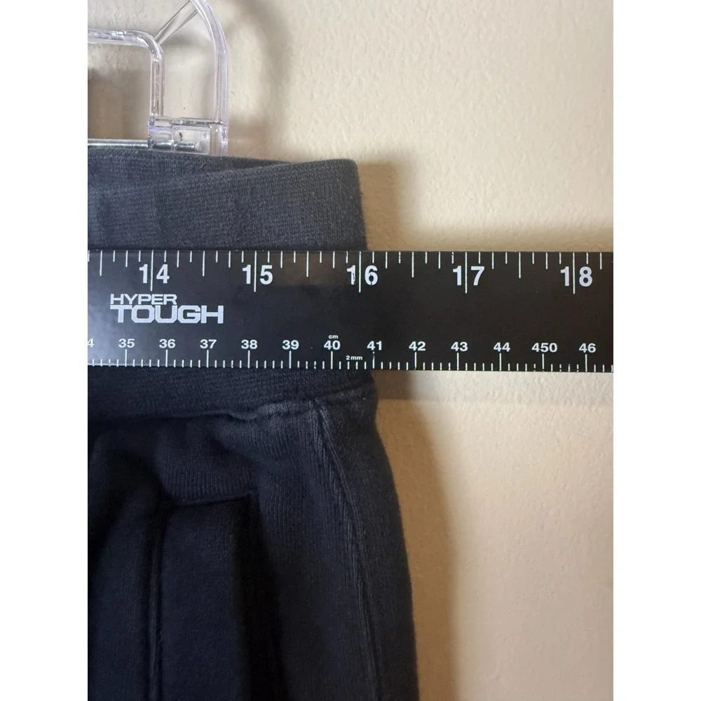 Jordan Flight Fleece Pants Washed Joggers Cotton Mens L Black Drawstring